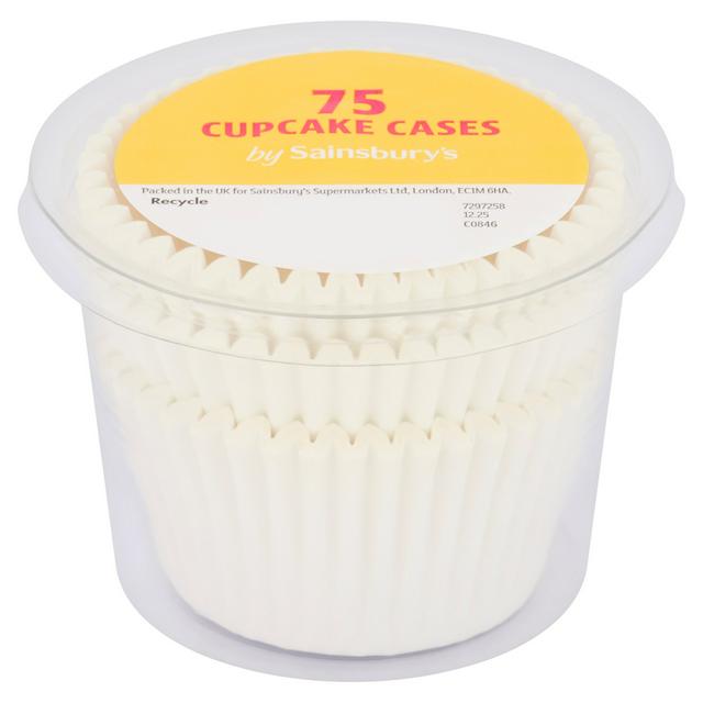 Sainsbury's 75 Plain Cupcake Cases