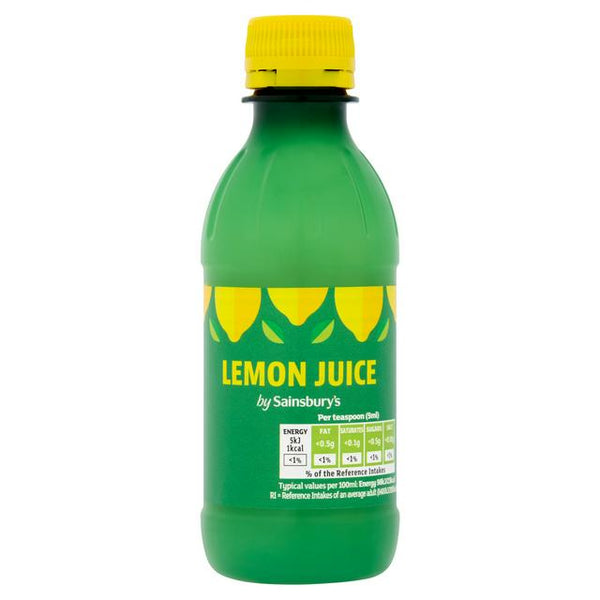 Sainsbury's Lemon Juice, 250ml