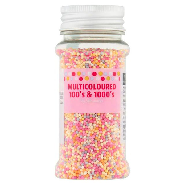 Sainsbury's Multi Coloured 100s & 1000s, 80g