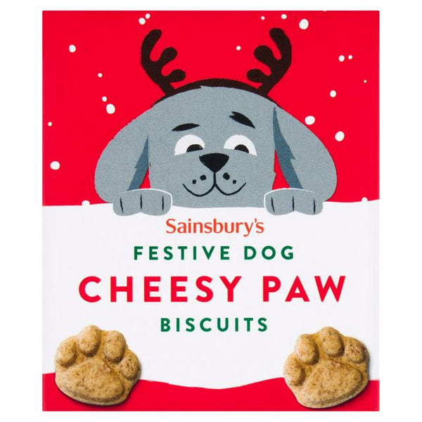 Sainsbury's 200g Cheesy Paw Festive Dog Biscuit Treats