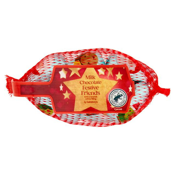 Sainsbury's 72g Milk Chocolate Festive Friends with a Caramel Crème Filling