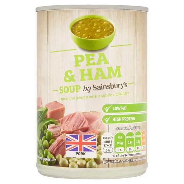 Sainsbury's Pea & Ham Soup, 400g