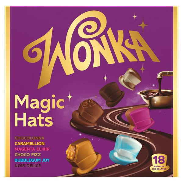 Wonka 18 x Magic Hats Chocolates 174g