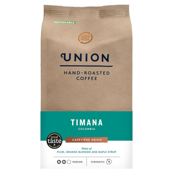 Union Hand-Roasted Timana Colombia Ground Coffee, 200g