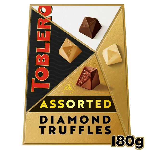 Toblerone 180g Assorted Dark, White, Golden and Milk Chocolate Truffles Gifting Box
