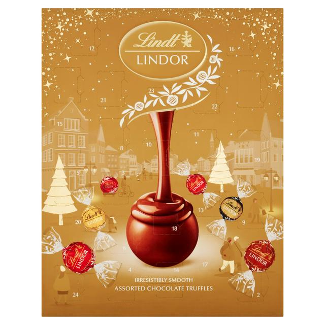 Lindt Lindor 233g Assorted Gold Advent Calendar