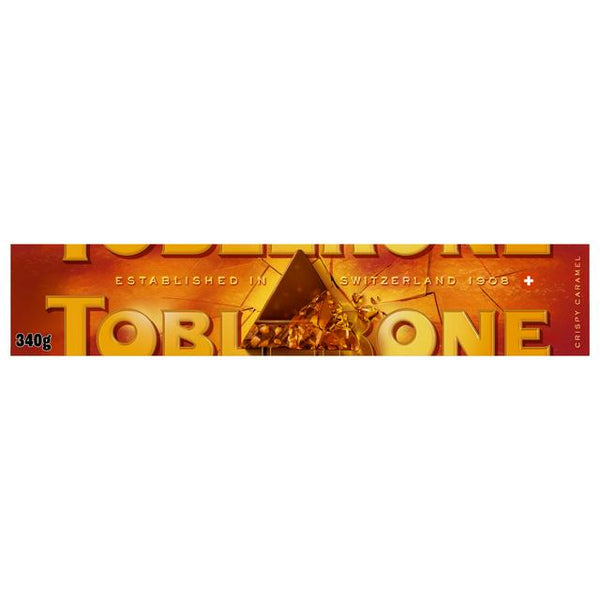 Toblerone 340g Milk Chocolate Bar  - Salted Caramel