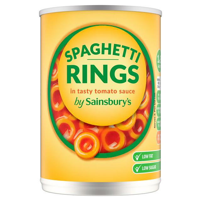 Sainsbury's Spaghetti Rings In Tomato Sauce, 400g