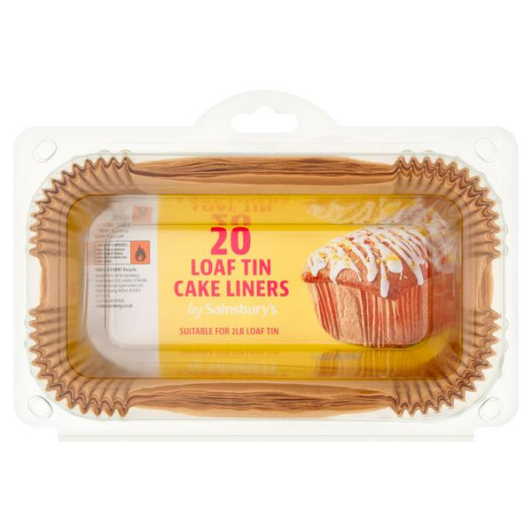 Sainsbury's 20 Loaf Tin Cake Liners