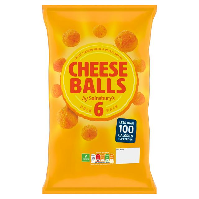 Sainsbury's Cheese Balls, 6x17g