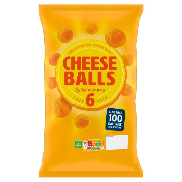 Sainsbury's Cheese Balls, 6x17g