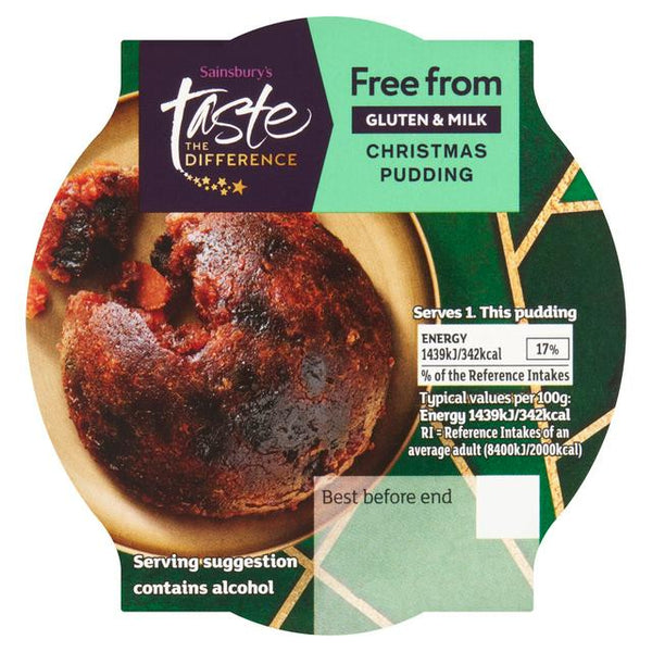 Sainsbury's Free From 100g Christmas Pudding, Taste the Difference
