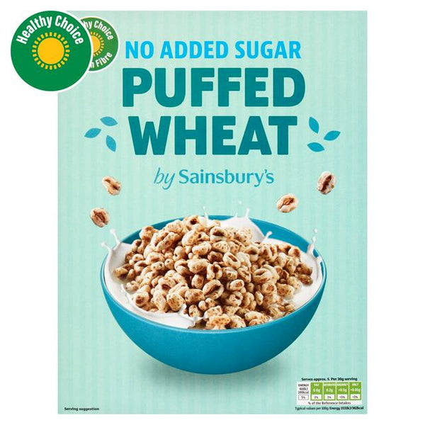 Sainsbury's Puffed Wheat Cereal, 160g