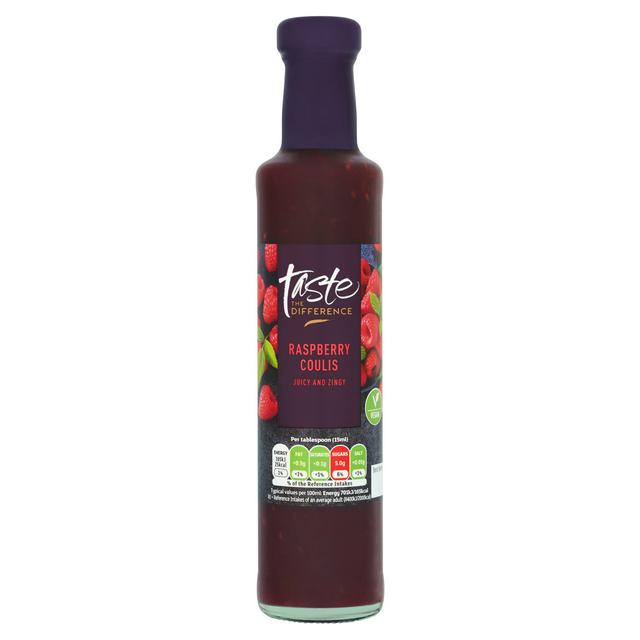 Sainsbury's Taste the Difference Raspberry Coulis, 250g
