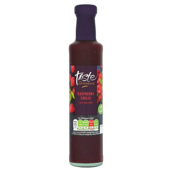 Sainsbury's Taste the Difference Raspberry Coulis, 250g