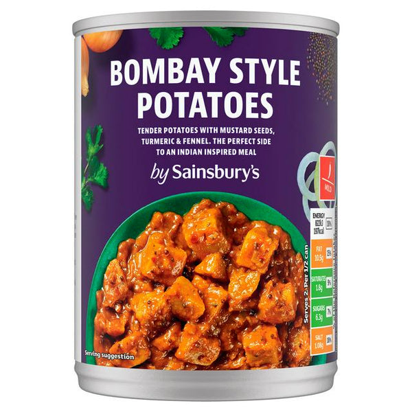 Sainsbury's Tinned Bombay Style Potatoes 392g