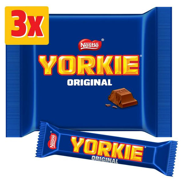 Nestle Yorkie 3 Original Milk Chocolate Bar Multipack, 46g