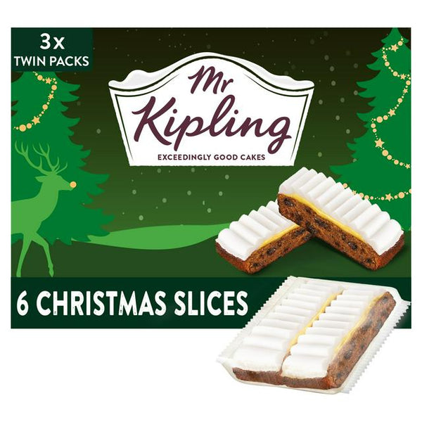 Mr Kipling 6 x Christmas Fruit Cake Slices