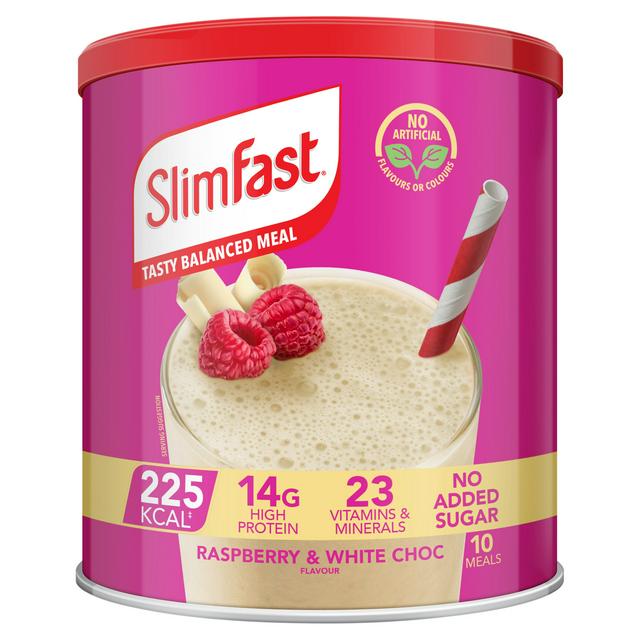 Slimfast Raspberry & White Chocolate Powder, 365g
