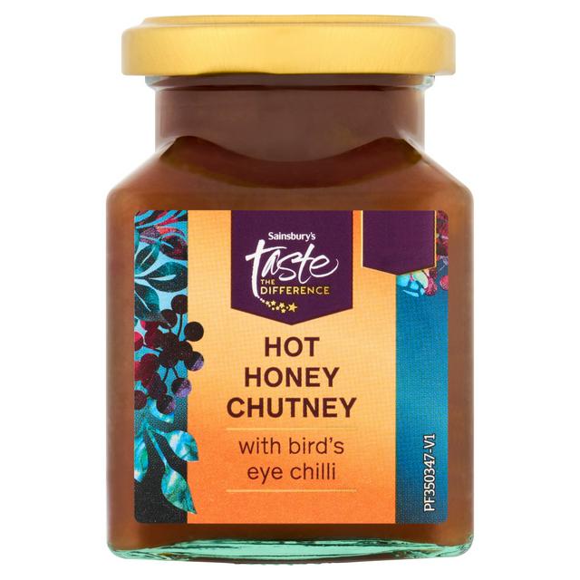 Sainsbury's 220g Hot Honey Chutney with Bird's Eye Chilli, Taste the Difference