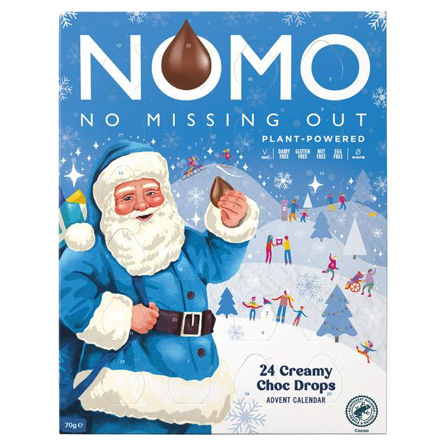 NOMO 70g Creamy Choc Advent Calendar Chocolate