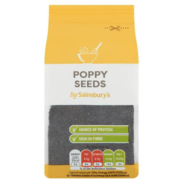 Sainsbury's Poppy Seeds, 100g