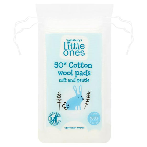 Sainsbury's 50 Little One Square Cotton Pads