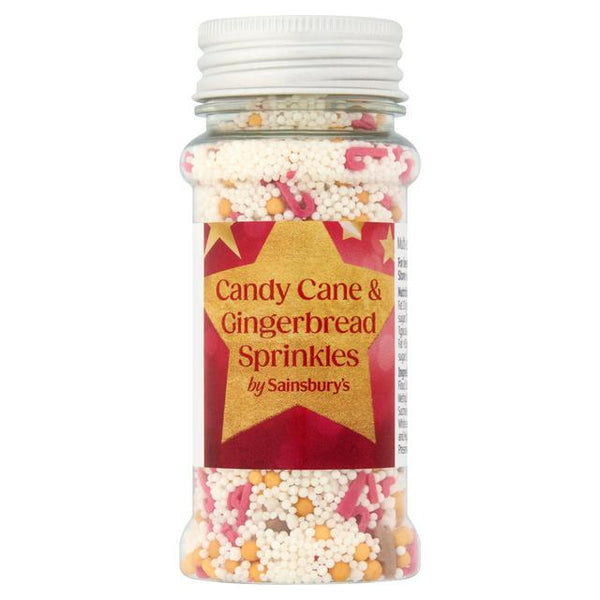 Sainsbury's 75g Candy Cane & Gingerbread Sprinkles