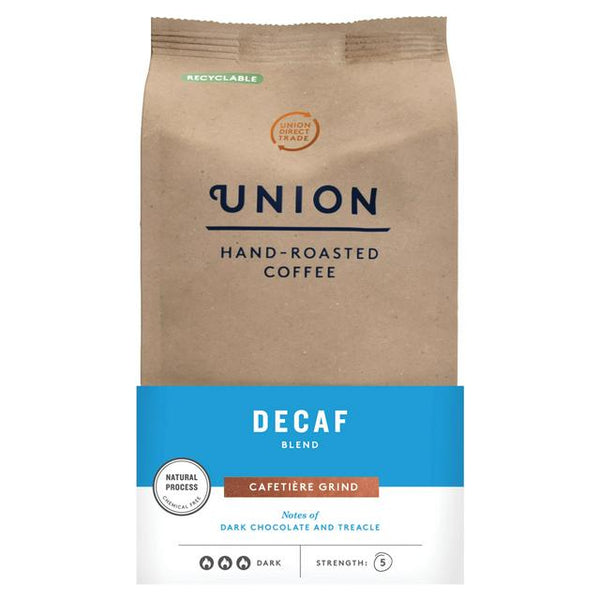 Union Hand-Roasted Rich Decaf Ground Coffee, 200g