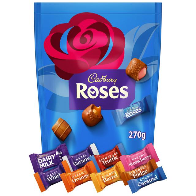 Cadbury Roses 270g Chocolate Pouch