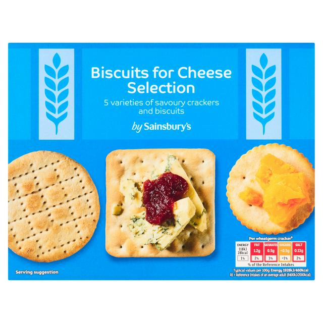 Sainsbury's 200g Cheese Selection Biscuits