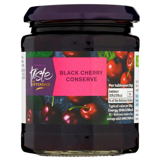 Sainsbury's Cherry Jam, Taste the Difference 340g
