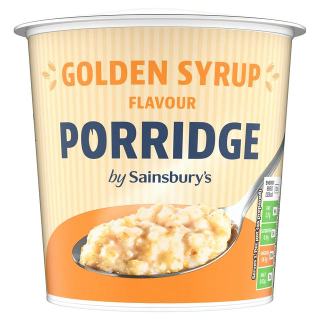 Sainsbury's Golden Syrup Porridge Pot, 57g