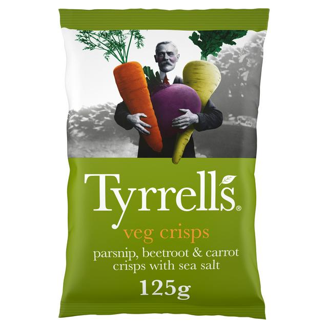 Tyrrells Mixed Root Vegetable Sharing Crisps, 125g