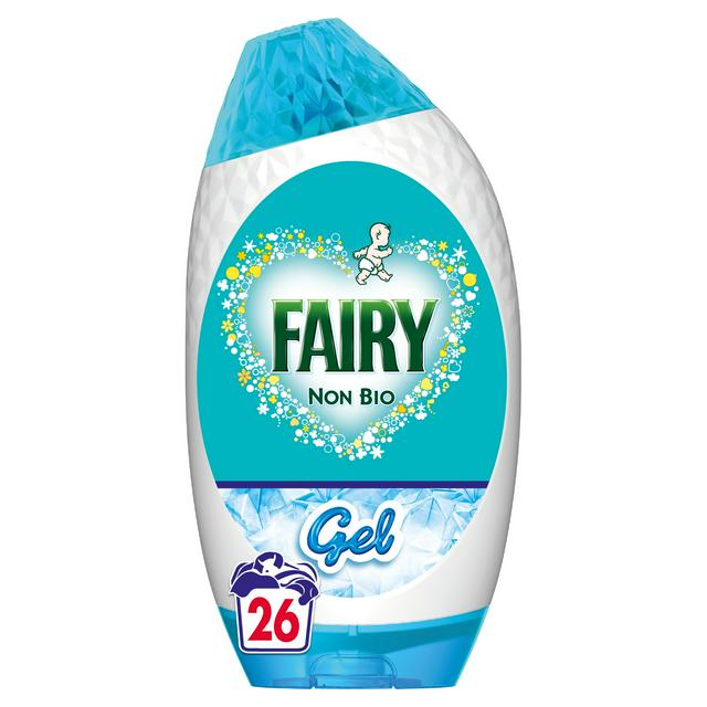 Fairy Non-Bio Washing Liquid Gel For Sensitive Skin 26 Washes 858ml