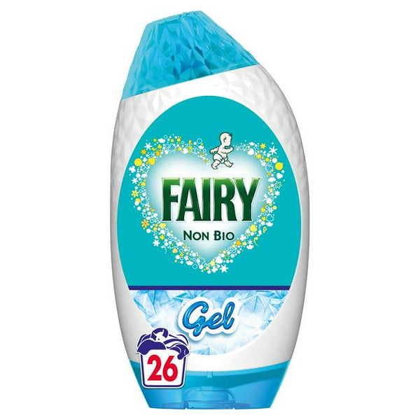 Fairy Non-Bio Washing Liquid Gel For Sensitive Skin 26 Washes 858ml