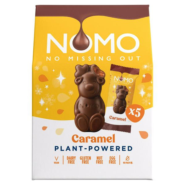 NOMO 5 x 10.6g Caramel Multipack Chocolate Bar
