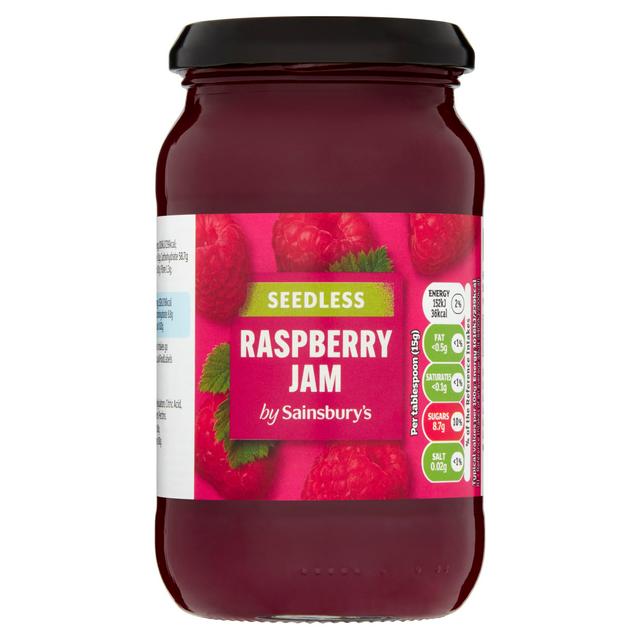Sainsbury's Seedless Raspberry Jam, 454g