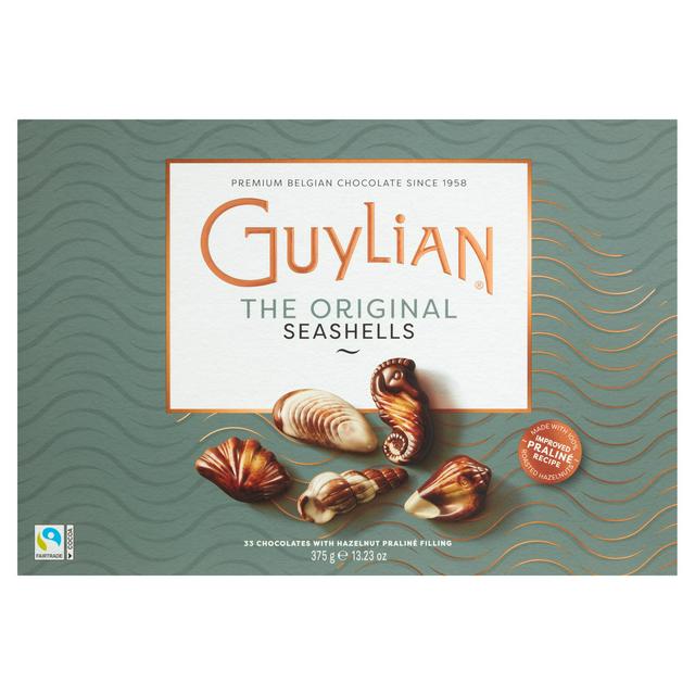 Guylian 33 x The Original Seashells Chocolates with Hazelnut Praline Filling 375g