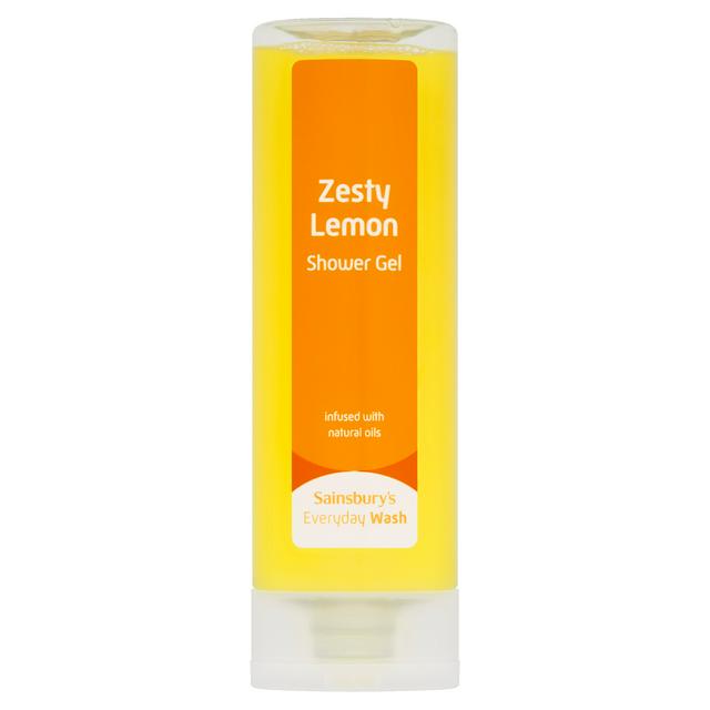 Sainsbury's Shower Gel - Zesty Lemon, 250ml