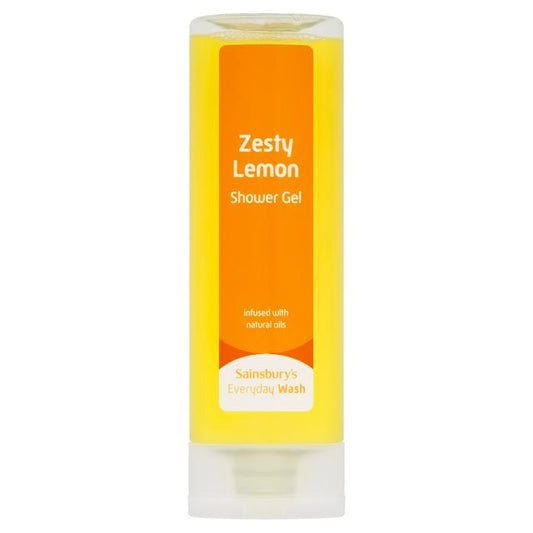 Sainsbury's Everyday Wash Zesty Lemon Shower Gel 250ml