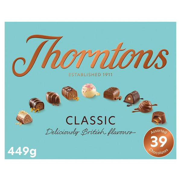 Thorntons Classic Assorted Chocolates Gift Box 449g