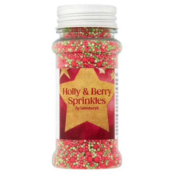 Sainsbury's 70g Holly & Berry Sprinkles