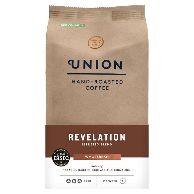 Union Hand-Roasted Revelation Espresso Wholebean Coffee, 200g