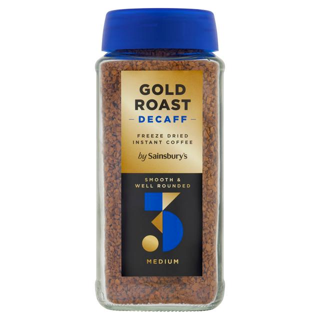 Sainsbury's Gold Roast Decaffeinated Instant Coffee Granules, 200g