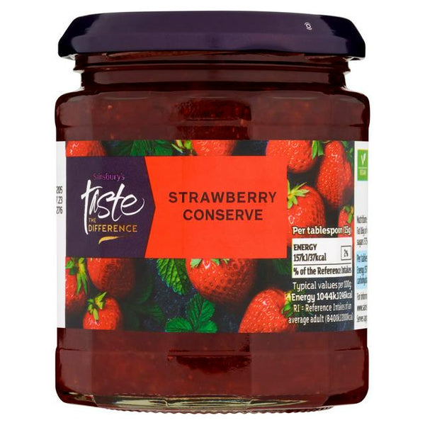 Sainsbury's Taste the Difference Strawberry Conserve, 340g
