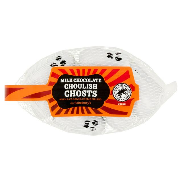 Sainsbury's  Milk Chocolate Ghoulish Ghosts  72g