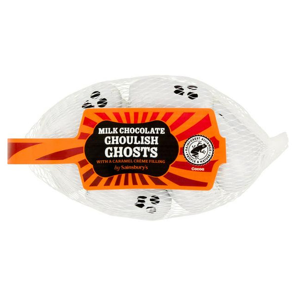 Sainsbury's  Milk Chocolate Ghoulish Ghosts  72g