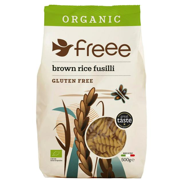 Freee Gluten Free Organic Brown Rice Pasta Fusilli 500g