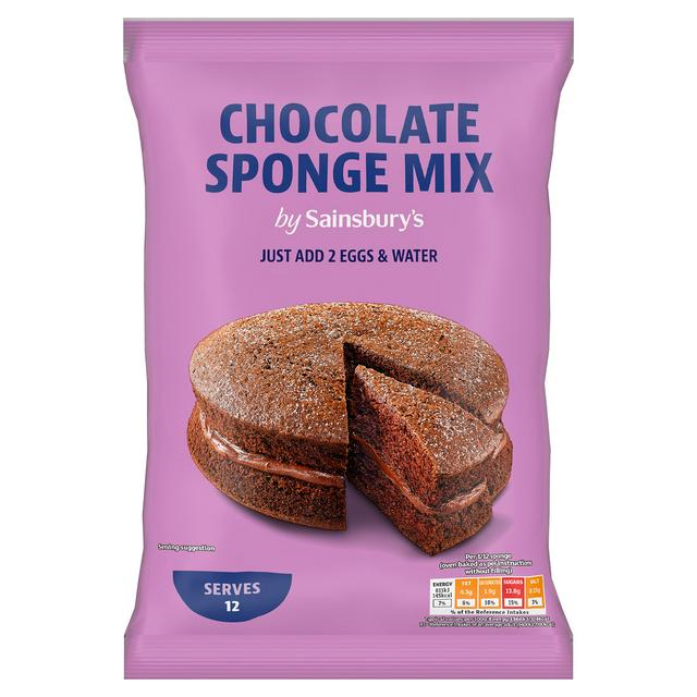 Sainsbury's Chocolate Sponge Mix, 400g